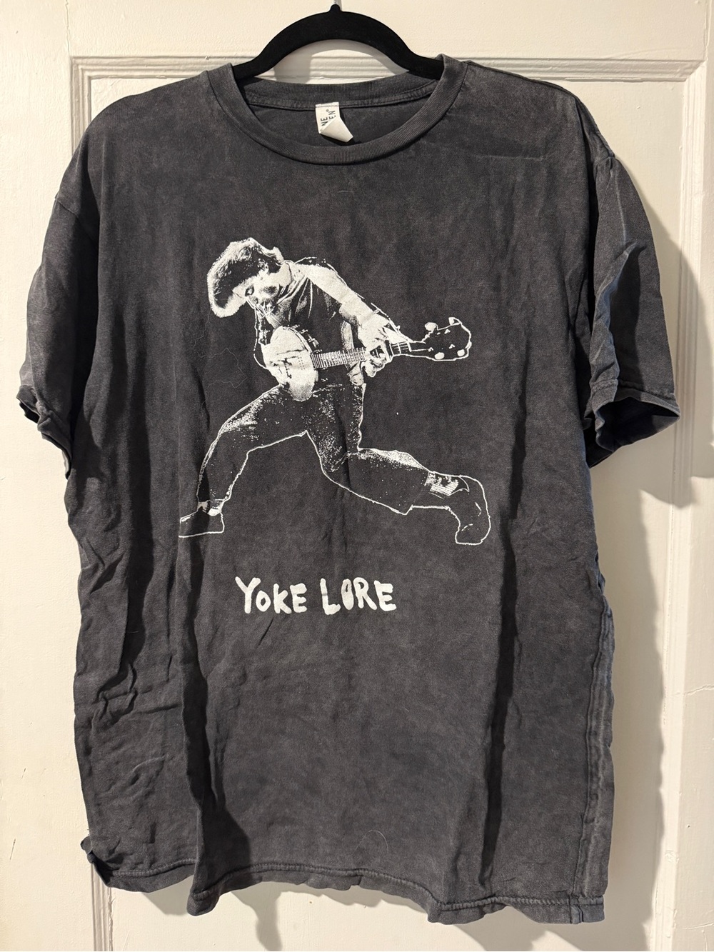 Yoke Lore Band Tee - Charcoal Black